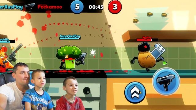 Крутая игра БИТВА ПИЩИ или Food gang смотреть онлайн