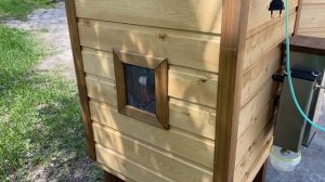 Коптильня Теремок. Деревянная коптильня с загрузкой до 15кг