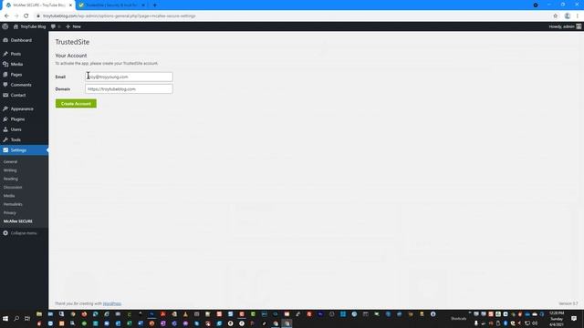 WordPress - Installing the McAfee TrustedSite Plugin (even though we don't want to) смотреть онлайн