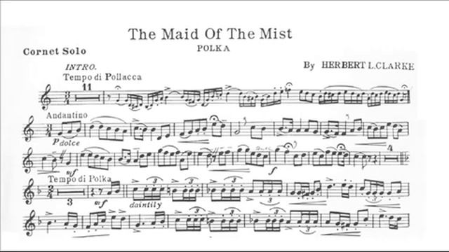 Herbert L Clarke The Maid of the Mist Phil Smith, trumpet смотреть онлайн