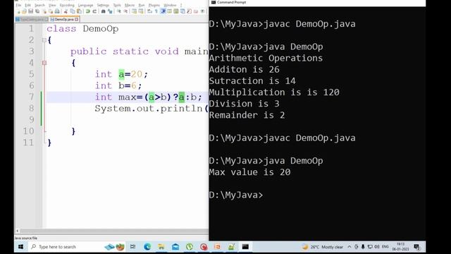 Operators in JAVA Part 3 in Telugu By Nuthan Sannaila смотреть онлайн