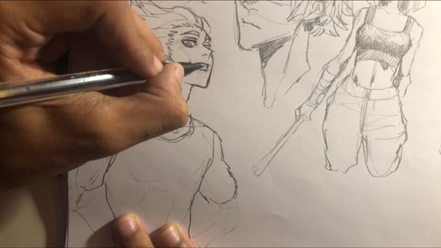 Anime Manga Anatomy Sketches!! - Midnight Stream #5 смотреть онлайн