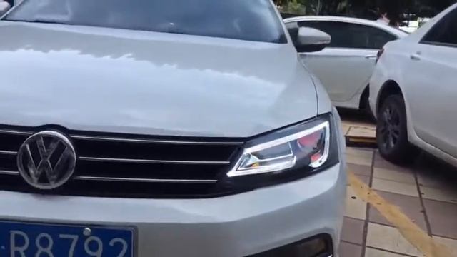Jetta/Sagitar head lamp 2012-up jetta mk6 headlight смотреть онлайн