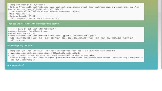 error unmarshaling jaxb from web service with MTOM смотреть онлайн