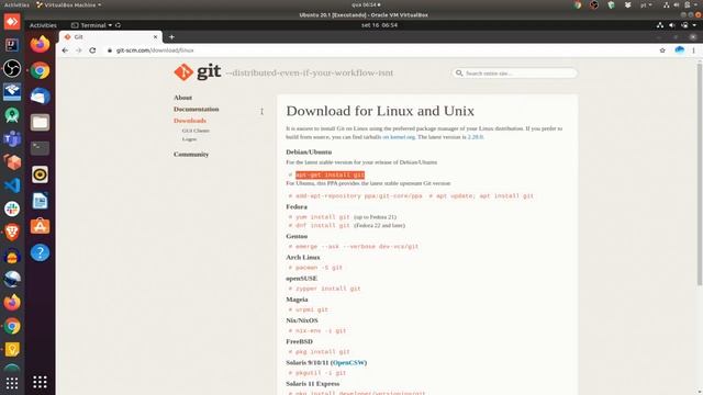 Install git on Ubuntu machine смотреть онлайн