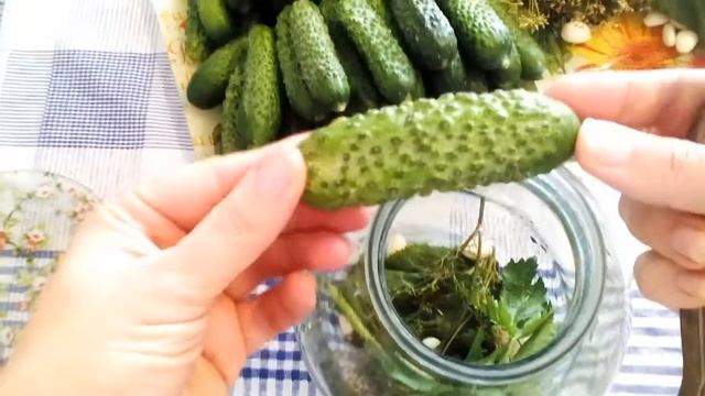 Солим огурцы на зиму-без хлопот,легко и быстро. смотреть онлайн