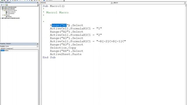 Excel VBA - Record Macro смотреть онлайн
