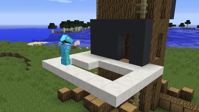 Minecraft NOOB vs PRO vs GOD: Modern Tree House CHALLENGE in Minecraft / Animation смотреть онлайн