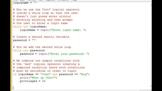 Python 3 Programming Tutorial [15] Compound Conditions (How to make user login accounts) смотреть онлайн