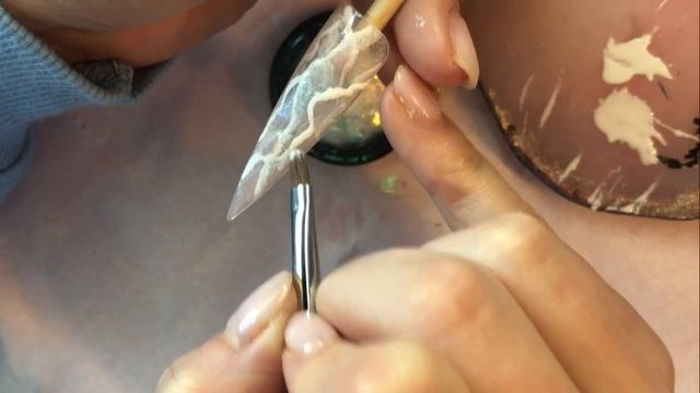 Opal Quartz Nail Art Tutorial | Amy Guy Nail Artist | When In Quarantine! смотреть онлайн