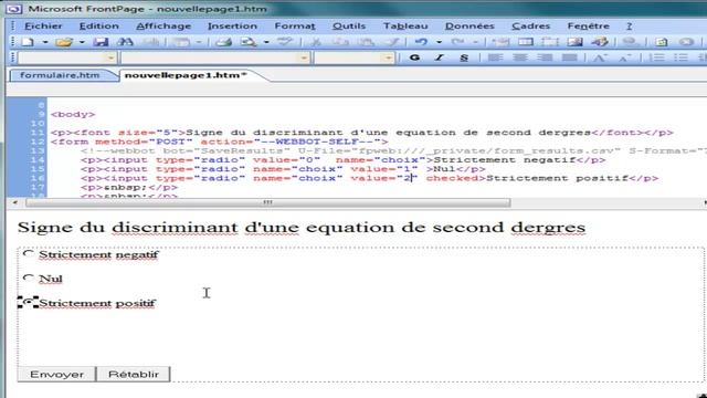 MOOCWEB: Langage JAVASCRIPT: Bouton radio смотреть онлайн