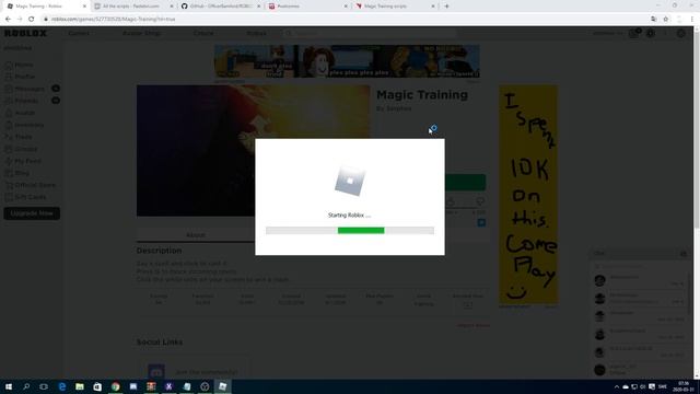 How to get free gamepasses on Magic Training (Roblox) смотреть онлайн