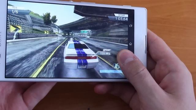 Как идет NFS Most Wanted на Sony Xperia T2 Ultra смотреть онлайн