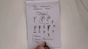 Как правильно рисовать Руны?