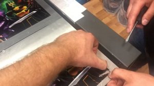 УФ принтер FS-3050uv печать на металле с праймером и без