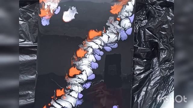 Акриловая заливка! Картина на стекле! Мастер - класс! Оригинальный подарок своими руками! смотреть онлайн