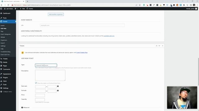 Adding Tickets to a WordPress Website смотреть онлайн