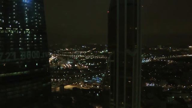 Рассвет глазами комплекса "Москва-сити" смотреть онлайн