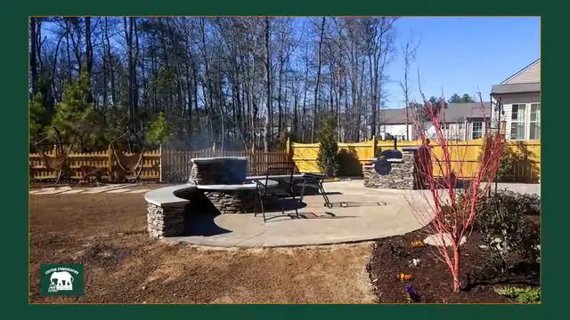Ormond Project | Ashland, Virginia - Flagstone Patio, Fire Pit, Flagstone Path, Grill Station смотреть онлайн