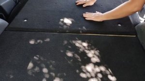 Вариант ровного пола (спальное место) в Renault Duster l