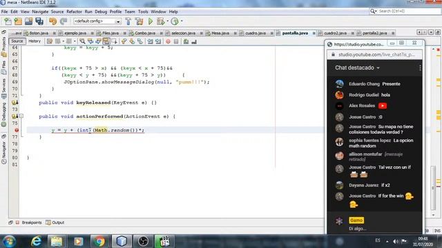 Movimiento automatico con timer | Java смотреть онлайн