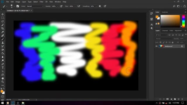 Photoshop - Simple Aesthetic wallpaper Tutorial смотреть онлайн