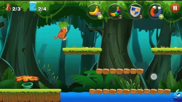 Jungle Monkey Run Level 26 to 30 смотреть онлайн