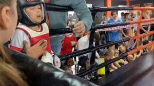 Соревнования по Тайскому боксу. Дети 7 лет. #тайскийбокс #муайтай