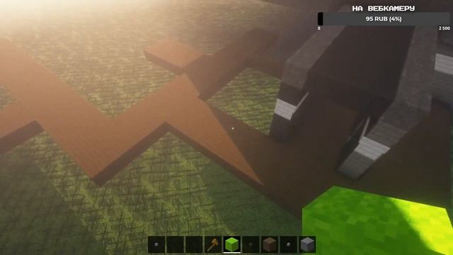 Minecraft Стрим - Chisel And Bits. Live. Стройка карты