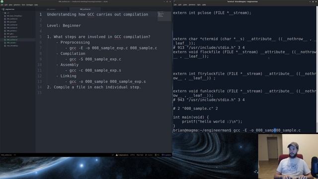Understanding how GCC carries out compilation смотреть онлайн