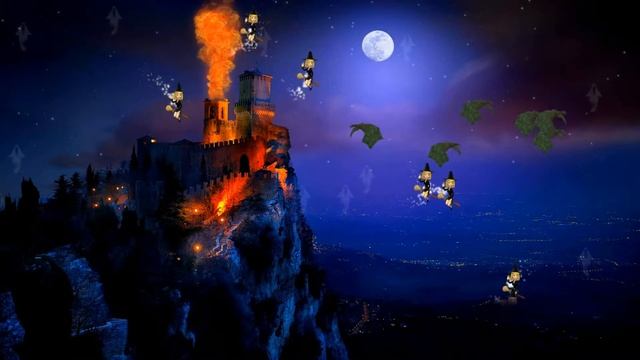 Видеофоны!!! Видеофон Страшная сказка!!! Футаж для монтажа видео и слайд-шоу!!! смотреть онлайн