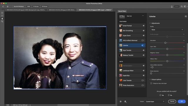 REPAIR OLD PHOTOS IN PHOTOSHOP USING AI | Easy tutorial to restore and colorize old photos смотреть онлайн