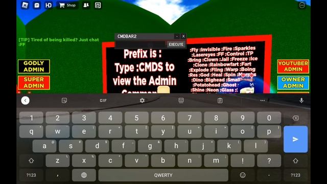 Roblox мои любимые команды в free admin смотреть онлайн