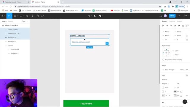 #2 Tutorial Figma Untuk Pemula - Membuat Prototype Halaman | Belajar Bang смотреть онлайн