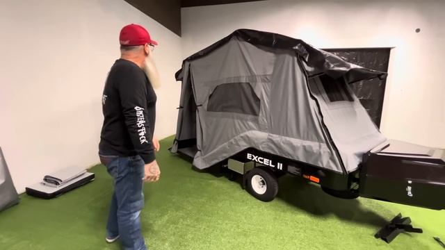 Introducing the 2023 Excel II (Lees-Ure Lite) motorcycle towable tent trailer!! смотреть онлайн
