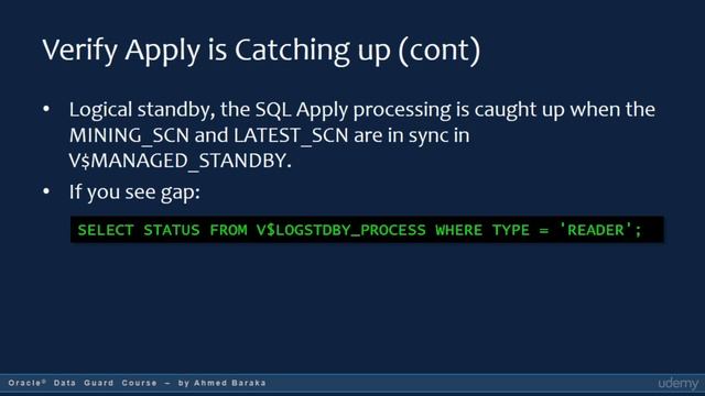 Oracle 12C Data Guard Administration - Perform Role Transition Switchover - Lecture 1 смотреть онлайн