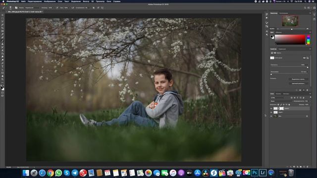 Обработка фотографии. Разнообразные способы выделить объект съемки! Режим наложения. Кривые. Уровни смотреть онлайн