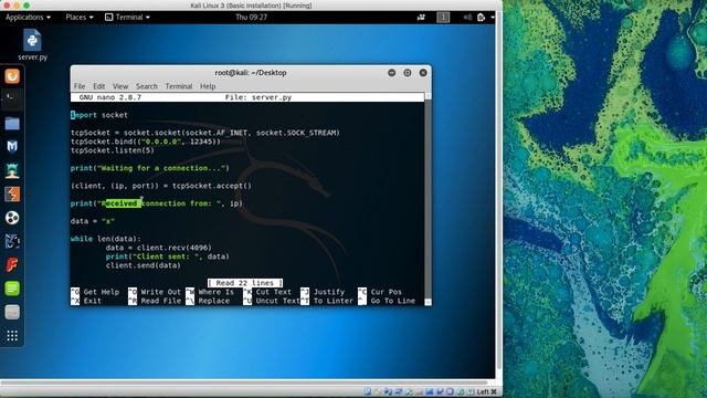 Client Server Echo Program - Python for Penetration Testers смотреть онлайн