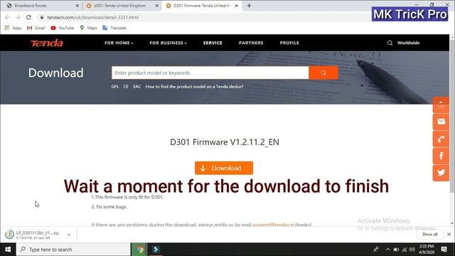 #mktrickpro How To Upgrade Tenda D301 Router's Firmware 2020, Upgrade Easily Full Video смотреть онлайн
