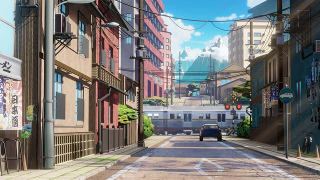Anime city - Made with blender смотреть онлайн