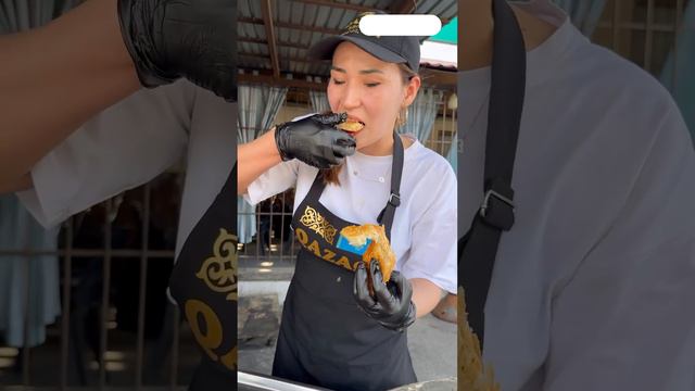 Казахская самса г. Шымкент 4- мкр Байдибек би 9-5 #хлебобор смотреть онлайн