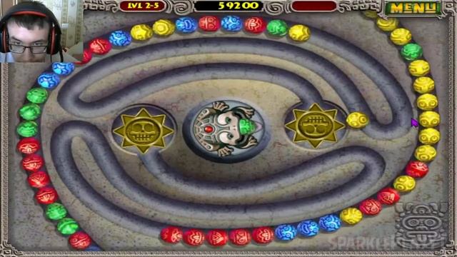 Играю в игру детства, Zuma deluxe #1