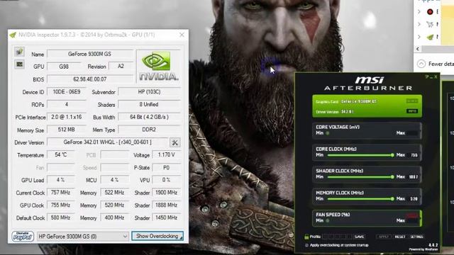 Overclocking the Geforce 9300M GS (512MB) смотреть онлайн