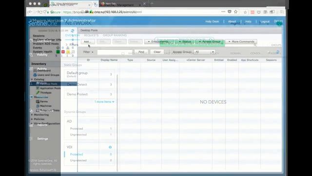 SentinelOne Vmware VDI Demo смотреть онлайн