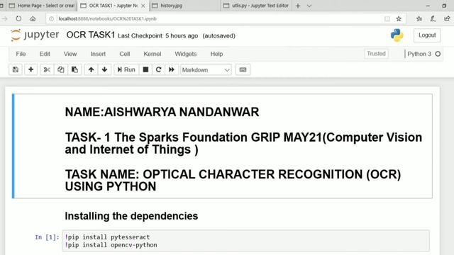 Optical character recognition (OCR) using python смотреть онлайн