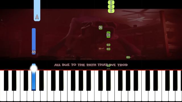 Sleep Well - EASY Piano Tutorial - Poppy Playtime Chapter 3 - CG5 смотреть онлайн