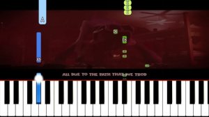 Sleep Well - EASY Piano Tutorial - Poppy Playtime Chapter 3 - CG5