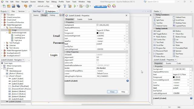 #04 Java Front-end Design Login Form for Hotel? Management System Project in Java NetBeans and MySq смотреть онлайн