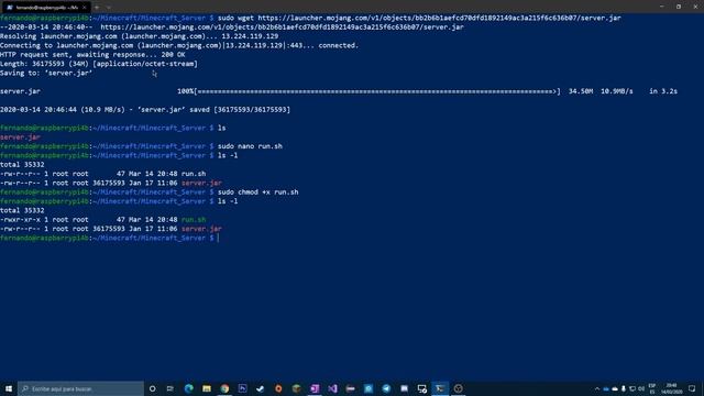 CREAR UN SERVIDOR DE MINECRAFT EN LINUX смотреть онлайн