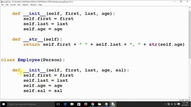 #15 Python Programming - Polymorphism and Overriding смотреть онлайн
